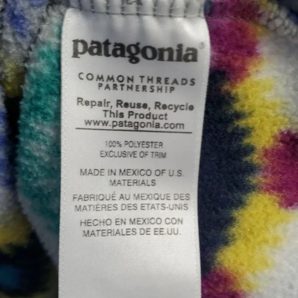 Patagonia Timber Twist Aztec Fleece XS T snap - Picture 5 of 9